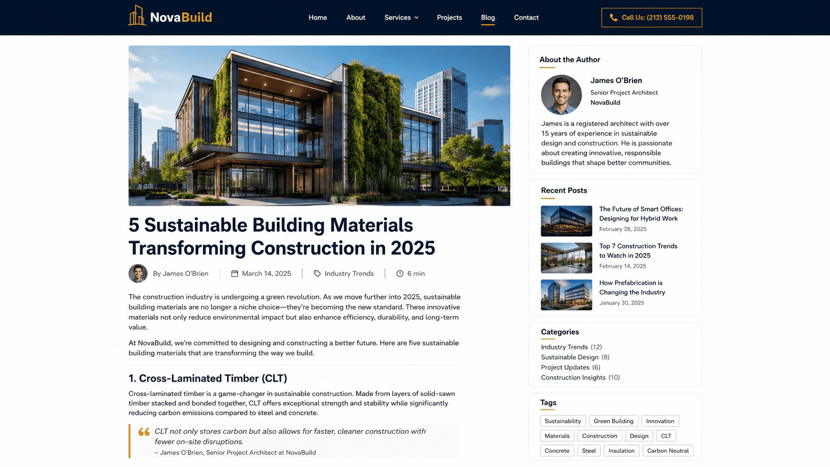 NovaBuild editorial blog article